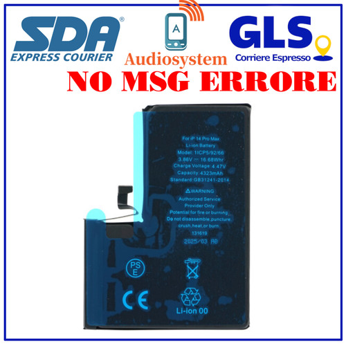 Batteria diagnosticabile per - diagnosticabile,