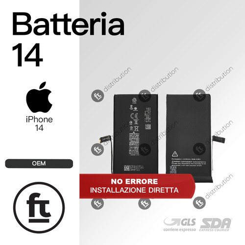 Apple batteria iphone oem - iphone, 14