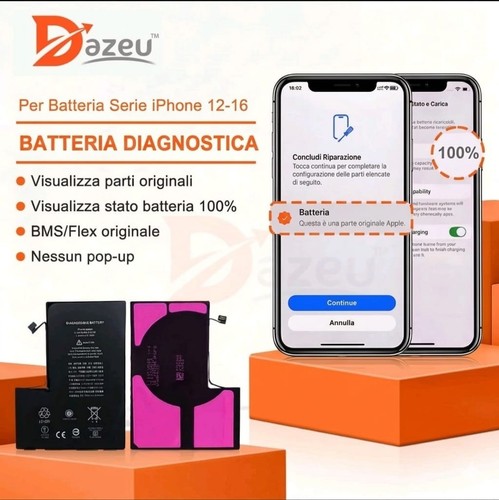 Batteria iphone dal - 12, 16